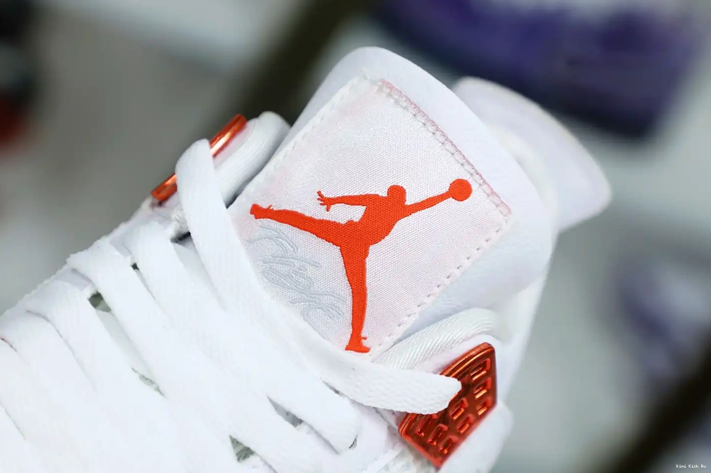 Jordan metallic 4 Air Kimikick Jordan retro“orange 0604